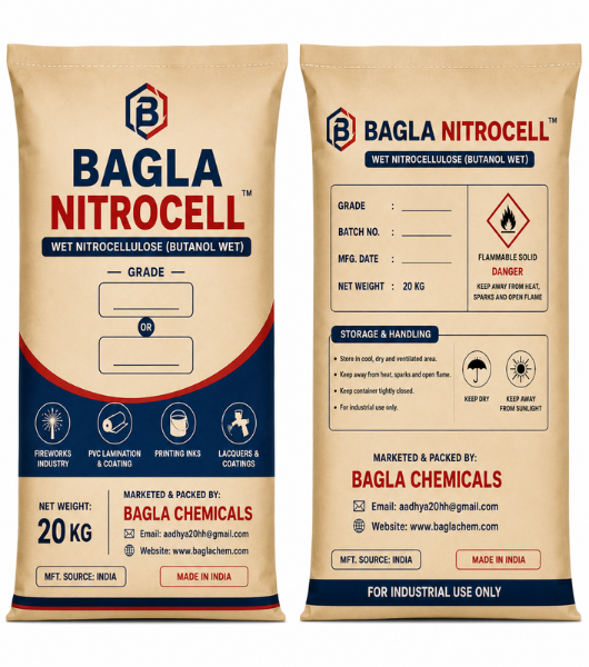 Premium Grade Nitrocellulose Cotton in India